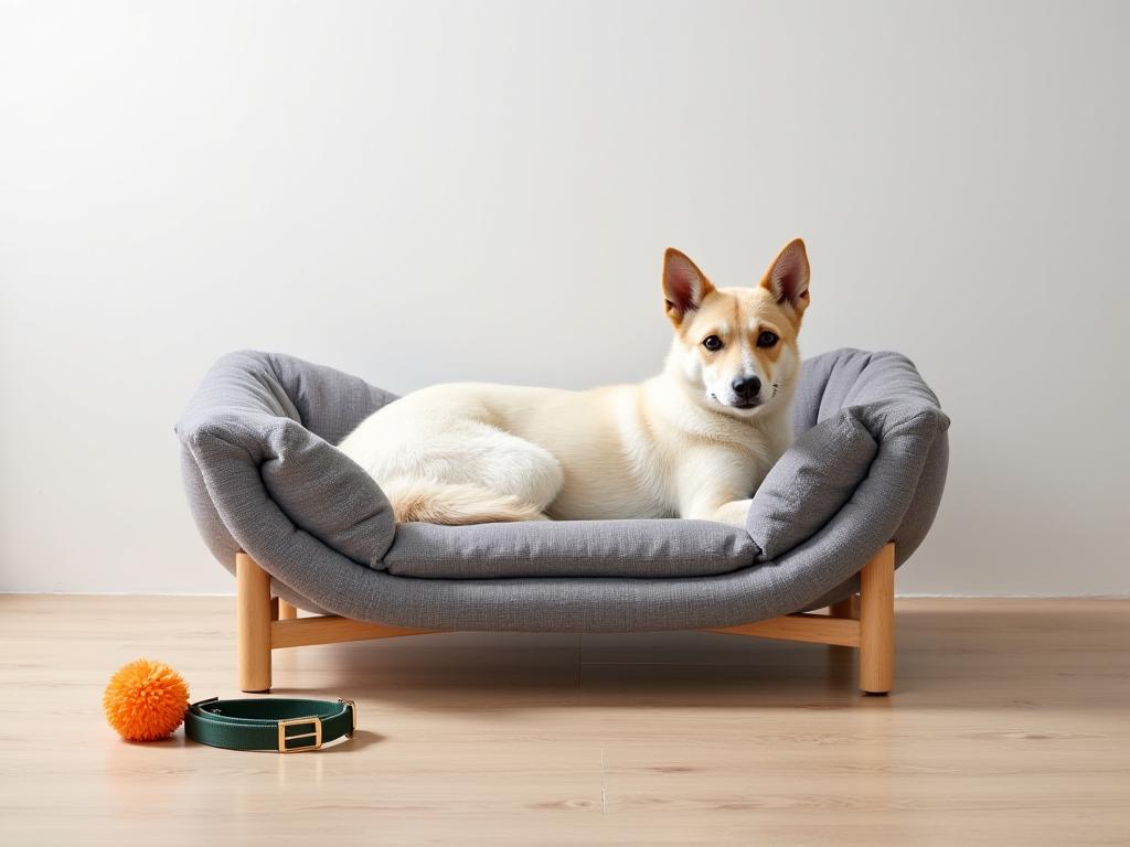 Cama premium y mobiliario de diseño para mascotas